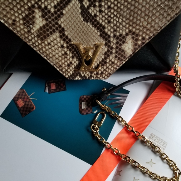 Louis Vuitton Exotic Noir Python Snake skin - Picture 3 of 16